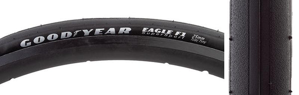 Goodyear Eagle F1 SuperSport Tire, 700C x 25mm, Tubeless Folding, Belted, Black