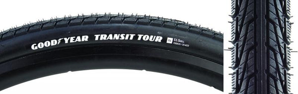 Goodyear Transit Tour Tire, 700C x 35mm, Wire, Black