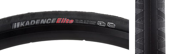 Kenda Kadence Elite Tire, 700C x 28mm, Folding, Black