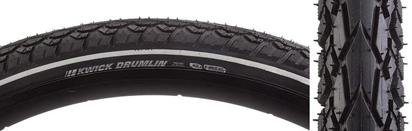 Kenda Kwick Drumlin Sport KS Tire, 700C x 42mm, Wire, Belted, Black