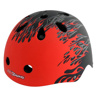 Kidzamo Skate Helmet BMX/Skate Helmet, Small/Medium, Flame