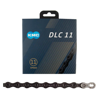 KMC DLC 11 Chain, 11sp, 1/2 x 11/128, 116L, Black