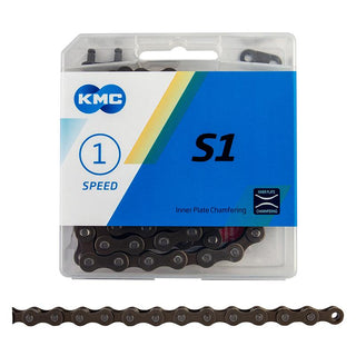 KMC S1 Chain, 1sp, 1/2 x 1/8, 112L, Brown