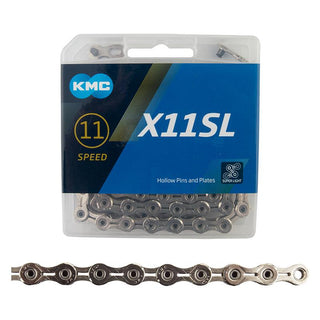 KMC X11SL Chain, 11sp, 1/2 x 11/128, 116L, Chrome