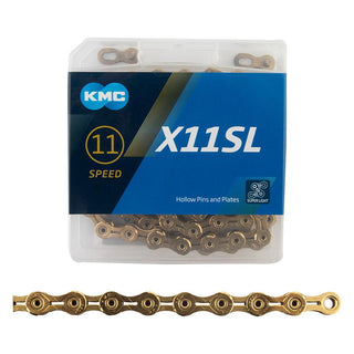 KMC X11SL Chain, 11sp, 1/2 x 11/128, 116L, Gold