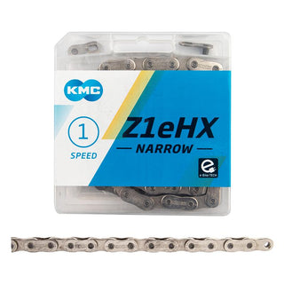 KMC Z1eHX Narrow Chain, 1sp, 1/2 x 3/32, 112L, Silver