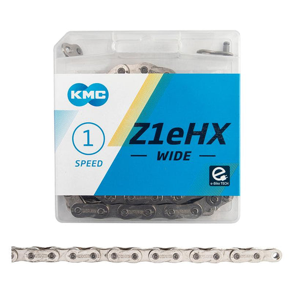KMC Z1eHX Wide Chain, 1sp, 1/2 x 1/8, 112L, Silver