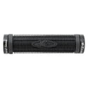 Lizard Skins Charger Lock On Grips, Black w/ Black Clamps