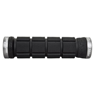 Lizard Skins North Shore Lock On Grips, Black w/ Gray Clamps