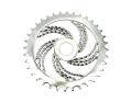 Lowrider Triple Twisted Chainring 36t 1/2 X 1/8 Chrome