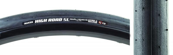 Maxxis High Road SL Tire, 700C x 25mm, Folding, Belted, Black