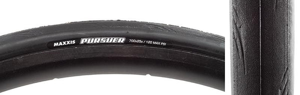 Maxxis Pursuer Tire, 700C x 25mm, Folding, Black
