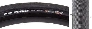 Maxxis Re-Fuse DC/MS/TR Tire, 700C x 32mm, Tubeless Folding, Belted, Black