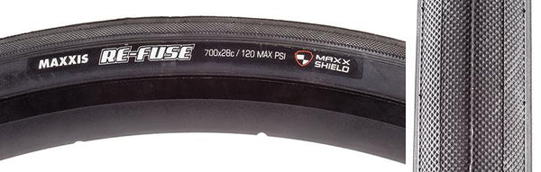 Maxxis Re-Fuse SC/MS Tire, 700C x 28mm, Folding, Belted, Black