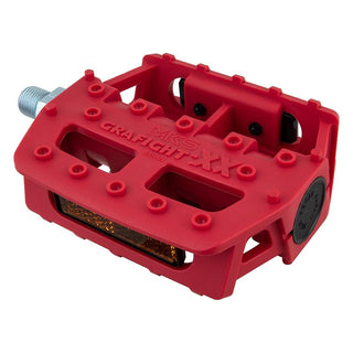 MKS Grafight-XX Pedals, 1/2 in., Red