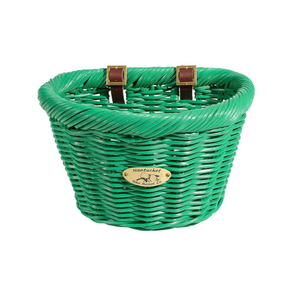 Nantucket Bicycle Basket Co. Limited Edition Cruiser (Adult D-Shape, Emerald)