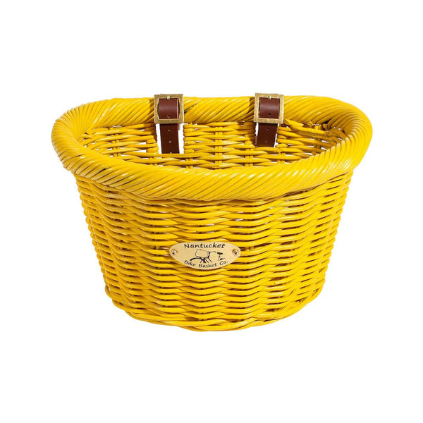 Nantucket Bicycle Basket Co. Limited Edition Cruiser (Adult D-Shape, Sunflower)