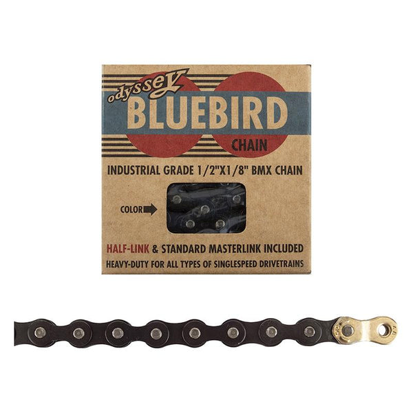 Odyssey Bluebird Chain, 1sp, 1/2 x 1/8, 112L, Black