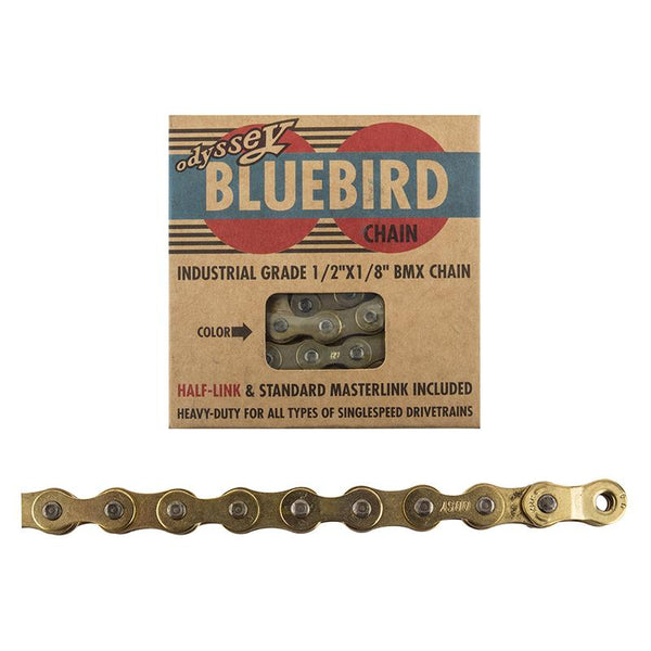 Odyssey Bluebird Chain, 1sp, 1/2 x 1/8, 112L, Gold
