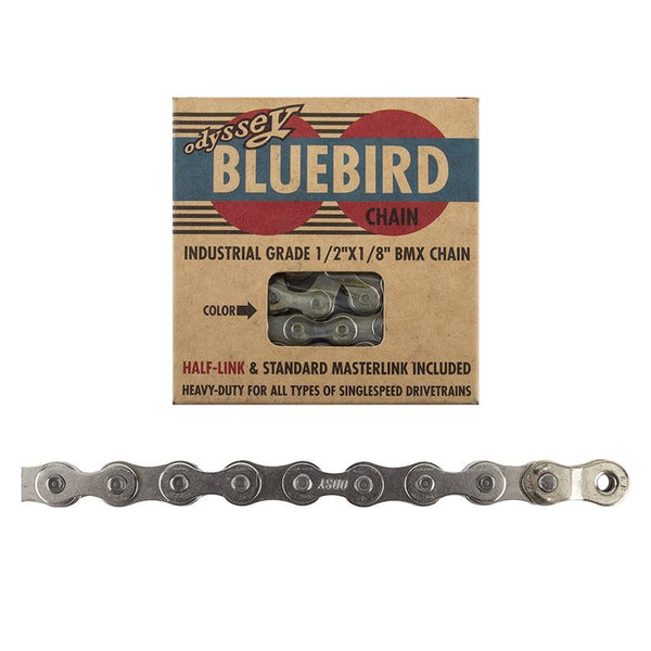 Odyssey Bluebird Chain, 1sp, 1/2 x 1/8, 112L, Silver