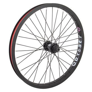 Odyssey Quadrant Wheel, Front, 100mm, B/O 3/8, 36H, Black