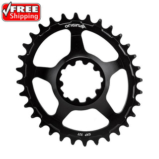 Origin8 Holdfast Oval Direct 1x Chainring GXP, Direct Mount, 32T, 1x, Black