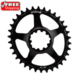 Origin8 Holdfast Oval Direct 1x Chainring GXP, Direct Mount, 34T, 1x, Black