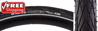 Origin8 Vortex Tire, 700C x 32mm, Wire, Nylon 60, Black