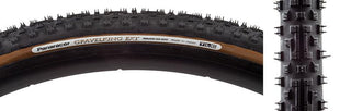 Panaracer Gravel King Extreme Knobby Tire, 700C x 33mm, Tubeless Folding, Belted, Black/Brown