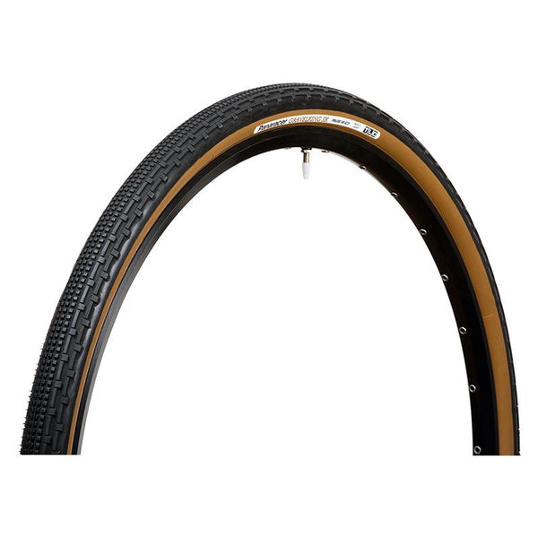 Panaracer Gravel King SK+ Tire, 700C x 38mm, Tubeless Folding, Belted, Black/Brown