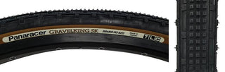 Panaracer Gravel King SK Tire, 700C x 43mm, Tubeless Folding, Belted, Black/Brown