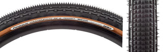 Panaracer Gravel King SK+ Tire, 700C x 50mm, Tubeless Folding, Belted, Black/Brown
