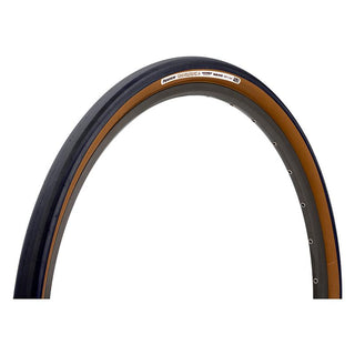 Panaracer Gravel King+ Slick Tire, 700C x 32mm, Tubeless Folding, Belted, Black/Brown