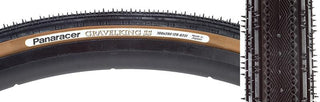 Panaracer Gravel King SS Tire, 700C x 28mm, Folding, Belted, Black/Brown