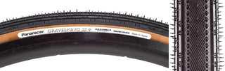 Panaracer Gravel King SS+ Tire, 700C x 28mm, Folding, Belted, Black/Brown