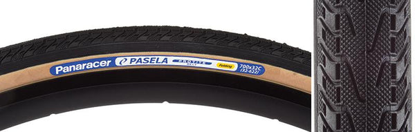 Panaracer Pasela Protite Tire, 700C x 32mm, Folding, Belted, Black/Gum