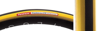 Panaracer Practice Dual Tire, 700C x 22mm, Black/Yellow