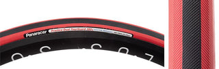 Panaracer Practice Dual Tire, 700C x 22mm, Tubular, Belted, Black/Red