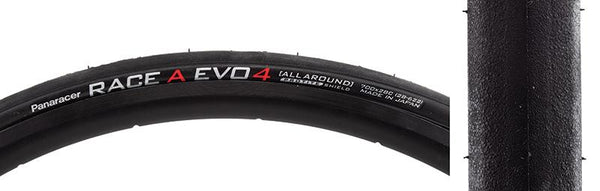 Panaracer Race A Evo4 Tire, 700C x 28mm, Folding, Belted, Black