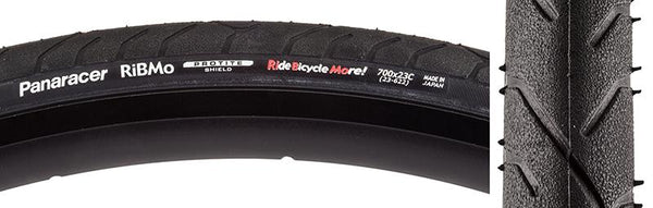 Panaracer Ribmo Tire, 700C x 23mm, Folding, Belted, Black
