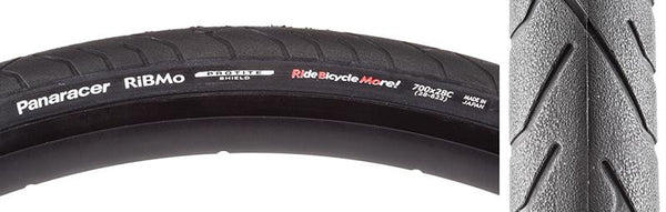 Panaracer Ribmo Tire, 700C x 28mm, Wire, Belted, Black
