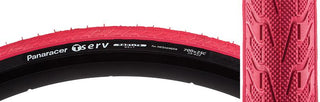 Panaracer T-Serv Tire, 700C x 25mm, Folding, Belted, Red/Black