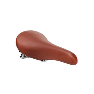 Pure Cycles City Classic Saddle, Steel Rail, Brown