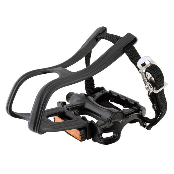Pure Cycles Pure Fix Pedals with Nylon Straps, Black