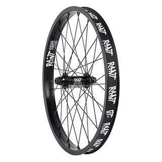 Rant Party On V2 Wheel, Front, 100mm, B/O 3/8, 36H, Black