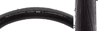 Schwalbe Lugano Endurance Twin K-Guard Tire, 700C x 25mm, Wire, Belted, Black