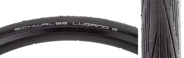 Schwalbe Lugano II Tire, 700C x 28mm, Folding, Belted, Black/Gum
