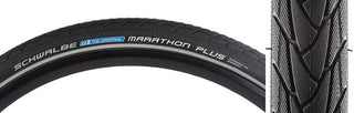 Schwalbe Marathon Plus Performance Twin SmartGuard Tire, 700C x 35mm, Wire, Belted, Black/Gum/Ref