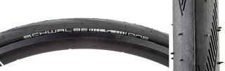 Schwalbe One Performance Microskin Raceguard Tire, 700C x 28mm, Tubeless Folding, Belted, Black