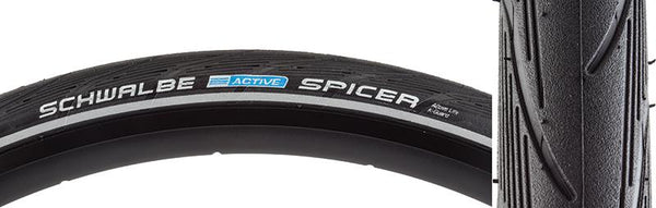 Schwalbe Spicer Active Lite K-Guard Tire, 700C x 30mm, Wire, Belted, Black/Gum/Ref